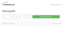 Tablet Screenshot of gitarrengriffe.org
