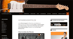 Desktop Screenshot of gitarrengriffe.de